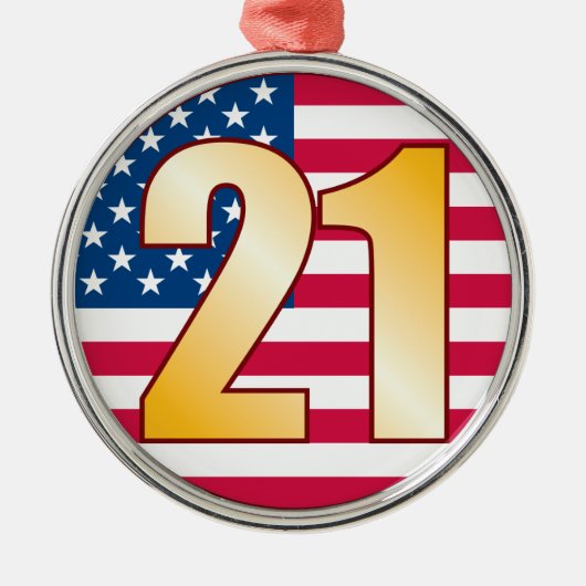 21 USA Gold.pdf Silbernes Ornament (Vorne)