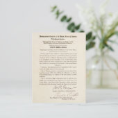 21. Verfassungsänderung - Verbot beenden Postkarte (Stehend Vorderseite)