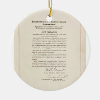 21. Verfassungsänderungs-Endverbot Keramik Ornament