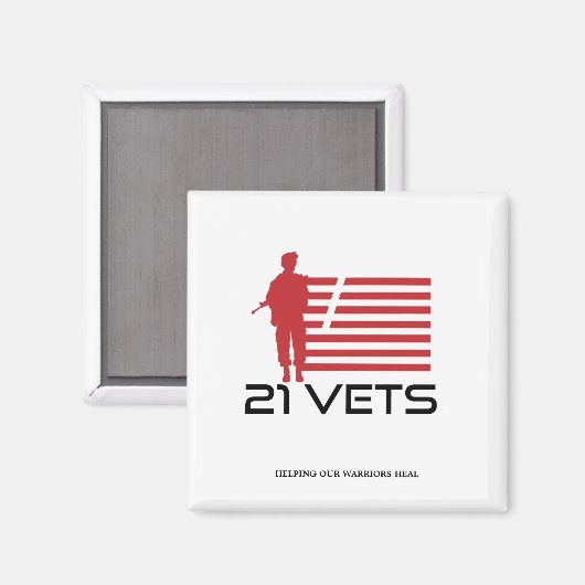 21 Vets Magnet (Vorderseite/Rückseite)