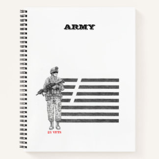 21 Vets Spiral Notebook Notizblock