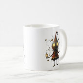 *~* 21 Whimsical Glow Funny Magical Christmas AP97 Kaffeetasse (VorderseiteRechts)