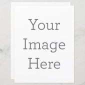 21,6 cm x 28 cm Flaches Papierblatt (Vorne/Hinten)