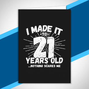 21 Year Old Birthday - Birthday Meme - Funny 21 Karte