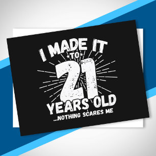 21 Year Old Birthday - Birthday Meme - Funny 21 Postkarte