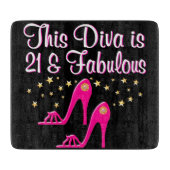 21 YR ALTER SHOE QUEEN SCHNEIDEBRETT (Vorderseite)