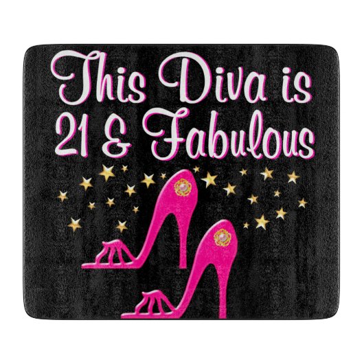 21 YR ALTER SHOE QUEEN SCHNEIDEBRETT (Vorderseite)