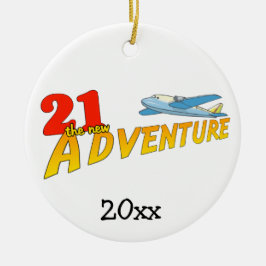 21Das neue Adventure Flugzeug Keepake Ornament