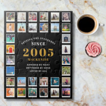 21st Birthday 2005 Family Memories Photo Collage 