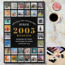 21st Birthday 2005 Family Memories Photo Collage 