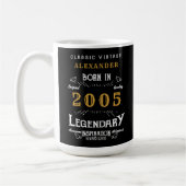 21st Birthday 2005 Legendary Retro Kaffeetasse (Links)