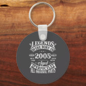 21st Birthday Gift Legend Born In 2005 21 For Year Schlüsselanhänger (Vorderseite)