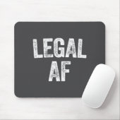 21st Birthday Legal Af Long Sleeve  Mousepad (Mit Mouse)