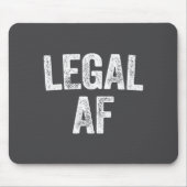21st Birthday Legal Af Long Sleeve  Mousepad (Vorne)
