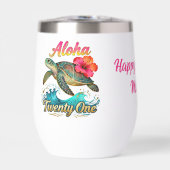  21st Birthday Personalized Tropical Sea Turtle  (Vorderseite)