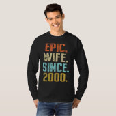 21st Wedding Anniversary For Her Best Epic Wife Si T-Shirt (Vorne ganz)