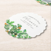 21th Birthday December Birth Flower Holly Custom Untersetzer (angewinkelt)