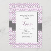 21th Geburtstags-Einladung Einladung (Vorne/Hinten)