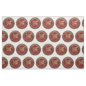 [220] Assyrian Winged Bull - Gold Lamassu Stoff (Fat Quarter (45,7 x 55,9 cm))