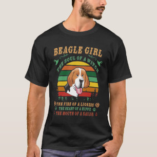 220 Beagle Girl - das Soul - The Fire - The Heart  T-Shirt