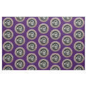 [220] Heiliger Silberskorpion auf Schwarz Stoff (Fat Quarter (45,7 x 55,9 cm))