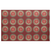 [220] Vegvisir - Viking Gold Magic Runic Compass Stoff (Fat Quarter (45,7 x 55,9 cm))