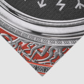[220] Vegvisir - Viking Silver Magic Runic Compass Seidenpapier (Detail)