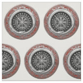 [220] Vegvisir - Vikings silberner magischer Runic Stoff (Muster)