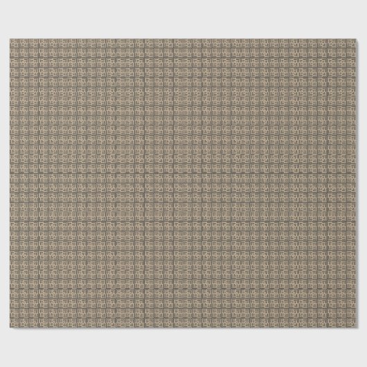 221 MODERNE SCHWARZE NEUTRALSCHEIBE GESCHENKPAPIER (Flach)