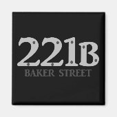 221B Baker Street Magnet (Vorne)