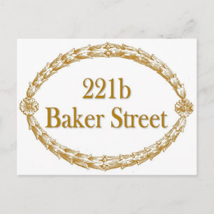 221b Baker Street Postkarte