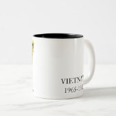 221st Aviation Company, VIETNAM1965-1966 Zweifarbige Tasse (VorderseiteRechts)