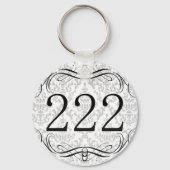 222 Flächencode Schlüsselanhänger (Vorderseite)