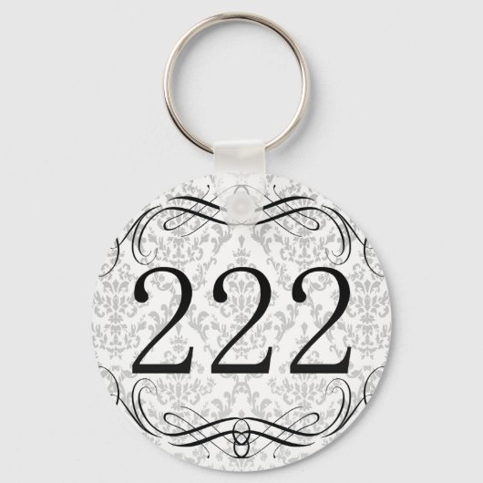 222 Flächencode Schlüsselanhänger (Vorderseite)