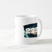 222 Universe Angel Number Galaxy Manifestation Kaffeetasse (VorderseiteRechts)