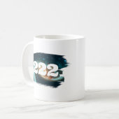 222 Universe Angel Number Galaxy Manifestation Kaffeetasse (Vorderseite Links)