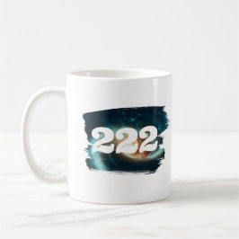 222 Universe Angel Number Galaxy Manifestation Kaffeetasse