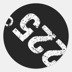 225 Grad Funny Grillen Grilling Rauchen gestört Runder Aufkleber