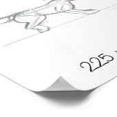 225 Logo-Poster Poster (Ecke)