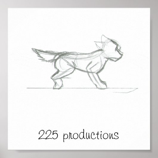 225 Logo-Poster Poster (Vorne)