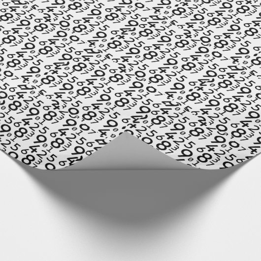 225 RANDOM NUMBERS MATH ARITHMETIC LEARN GESCHENKPAPIER (Ecke)
