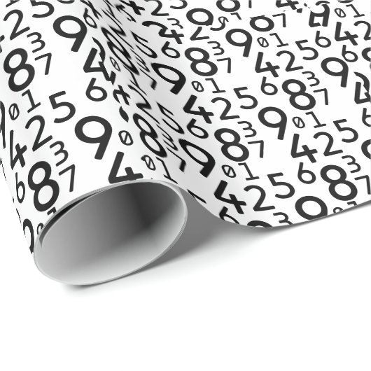 225 RANDOM NUMBERS MATH ARITHMETIC LEARN GESCHENKPAPIER (Rolleneckpunkt)