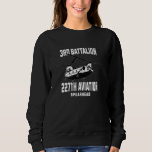 227. Luftfahrthubschrauber Military V Sweatshirt
