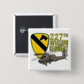 227th Luftfahrt-Regiment Apache Button (Vorne & Hinten)