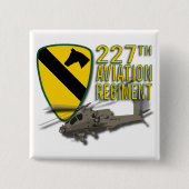 227th Luftfahrt-Regiment Apache Button (Vorderseite)