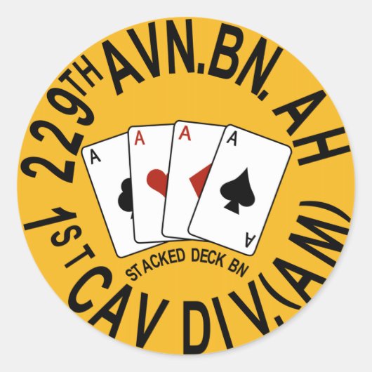 229. Luftfahrt 1. Bataillon Runder Aufkleber (Vorderseite)