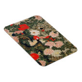 22. 牡 丹 小 図, 若 冲 Peonies & Small Birds, Jakuchū Magnet (Rechte Seite)