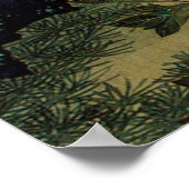 22. 牡 丹 小 図, 若 冲 Peonies & Small Birds, Jakuchū Poster (Ecke)