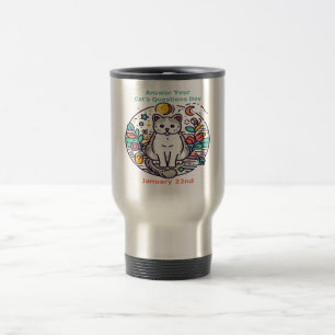 22.01. - Beantworten Sie den Fragentag Ihrer Katze Reisebecher