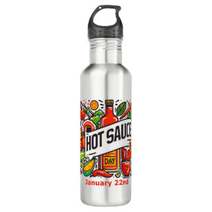 22.01. - Hot Sauce Day Edelstahlflasche